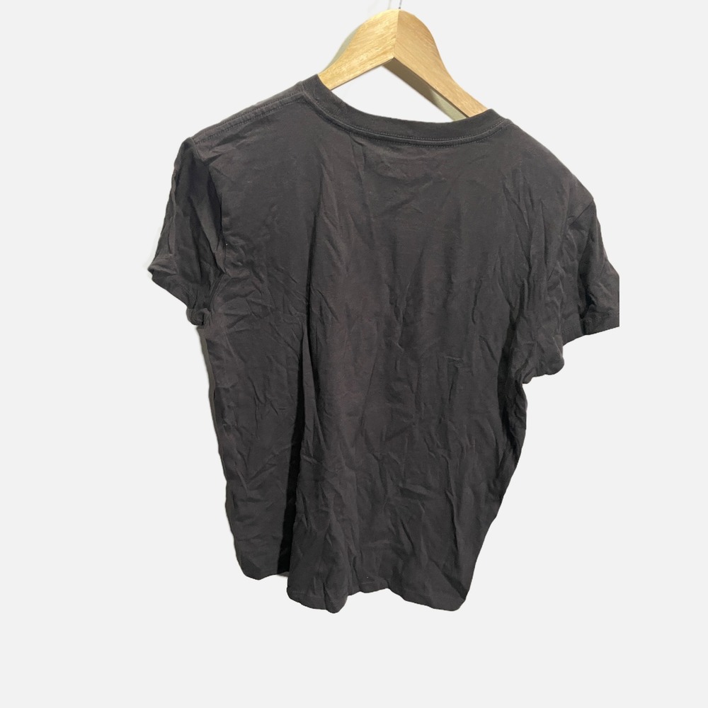 Dolly Parton Graphic T-Shirt‎ Charcoal Gray Rainbow Quote Floral Women Medium - Picture 4 of 4